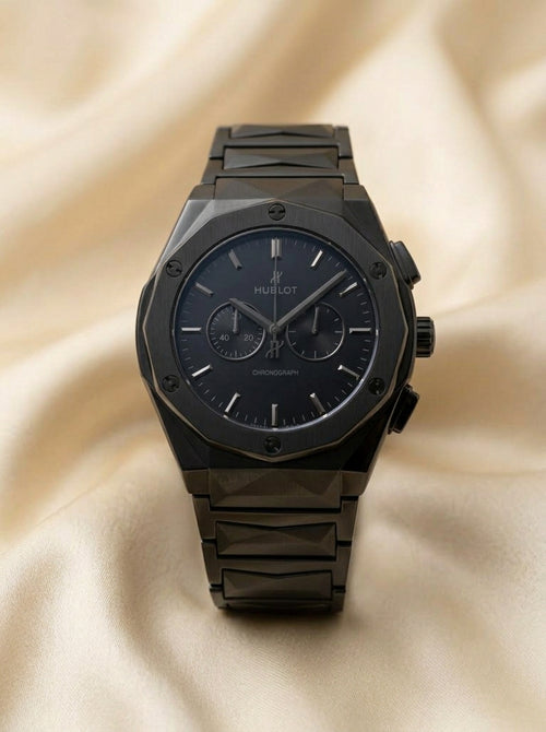 Hublot Classic Chronograph Chain Bracelet Luxury Designer Men's Wrist Watch