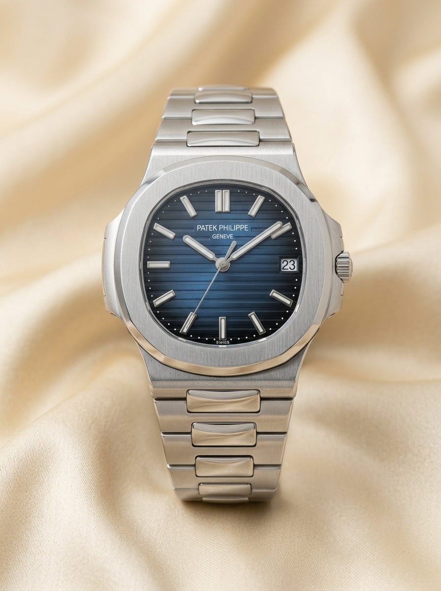 Luxury Patek Philippe Style Stainless Steel Men's Wrist Watch A&U Collection