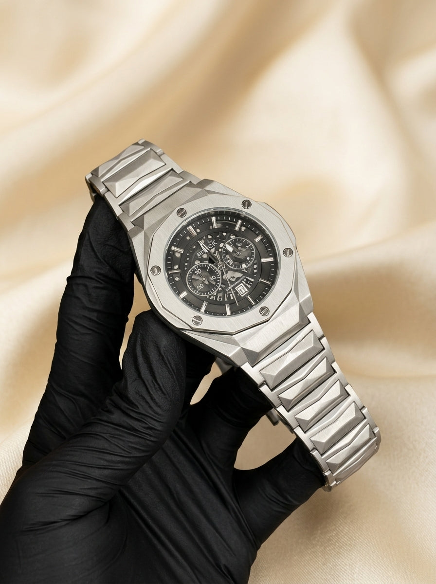 Hublot Classic Chronograph Chain Bracelet Luxury Designer Men's Wrist Watch