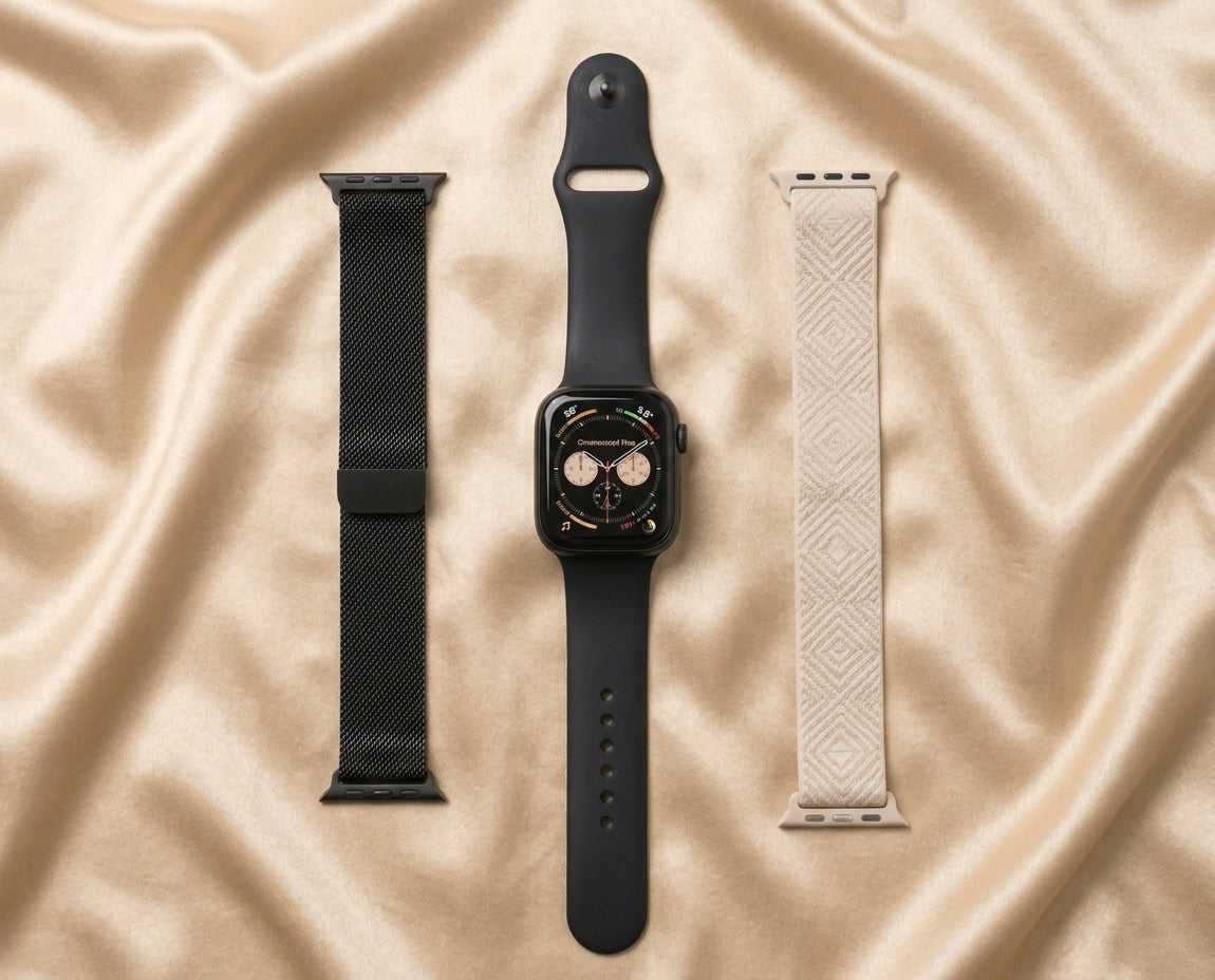Apple Watch Series 11 Smartwatch With Three Stylish Interchangeable Straps