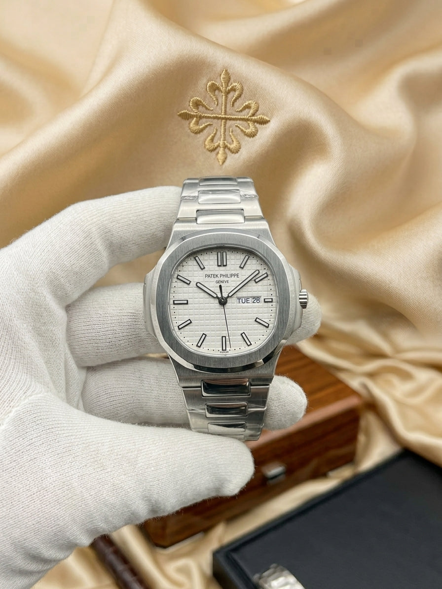 Luxury Patek Philippe Style Stainless Steel Men's Wrist Watch A&U Collection