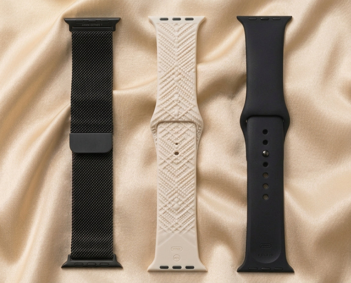 Apple Watch Series 11 Smartwatch With Three Stylish Interchangeable Straps
