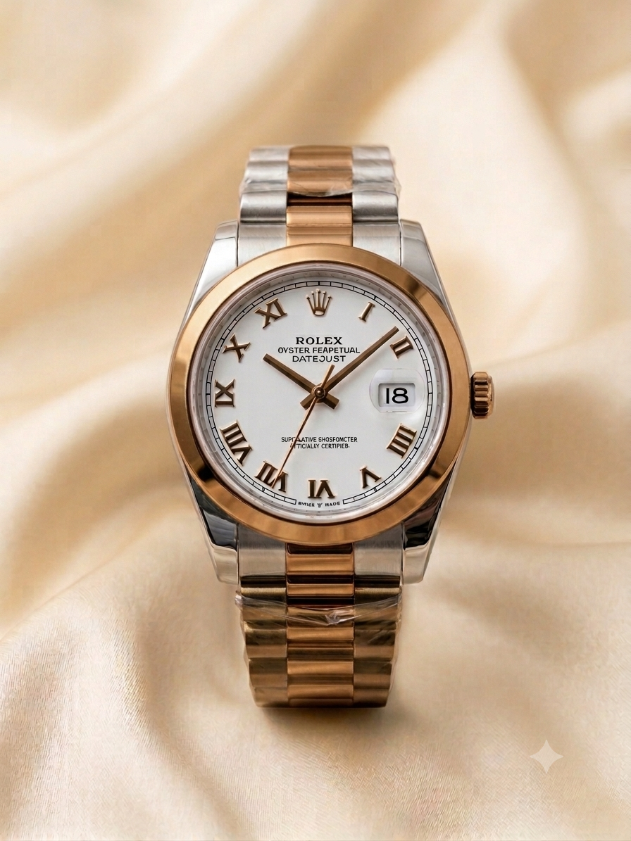 Luxury Rolex Day-Date Two-Tone Steel Gold Watch - Available in 6 Colors
